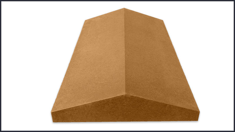 Daszek betonowy 30x49 cm
