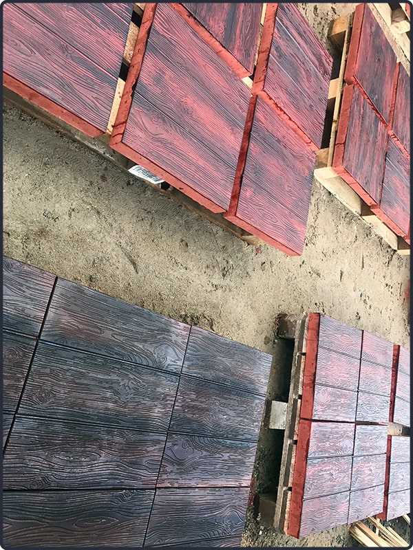 Płytka Betonowa Imitacja Drewna Zdjęcie